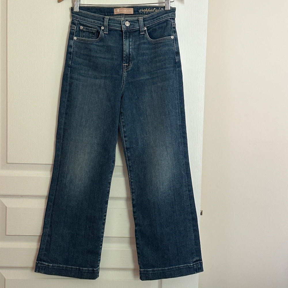 7 For All Mankind Cropped Alexa Jeans NWT Sz 26